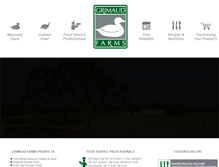 Tablet Screenshot of grimaudfarms.com